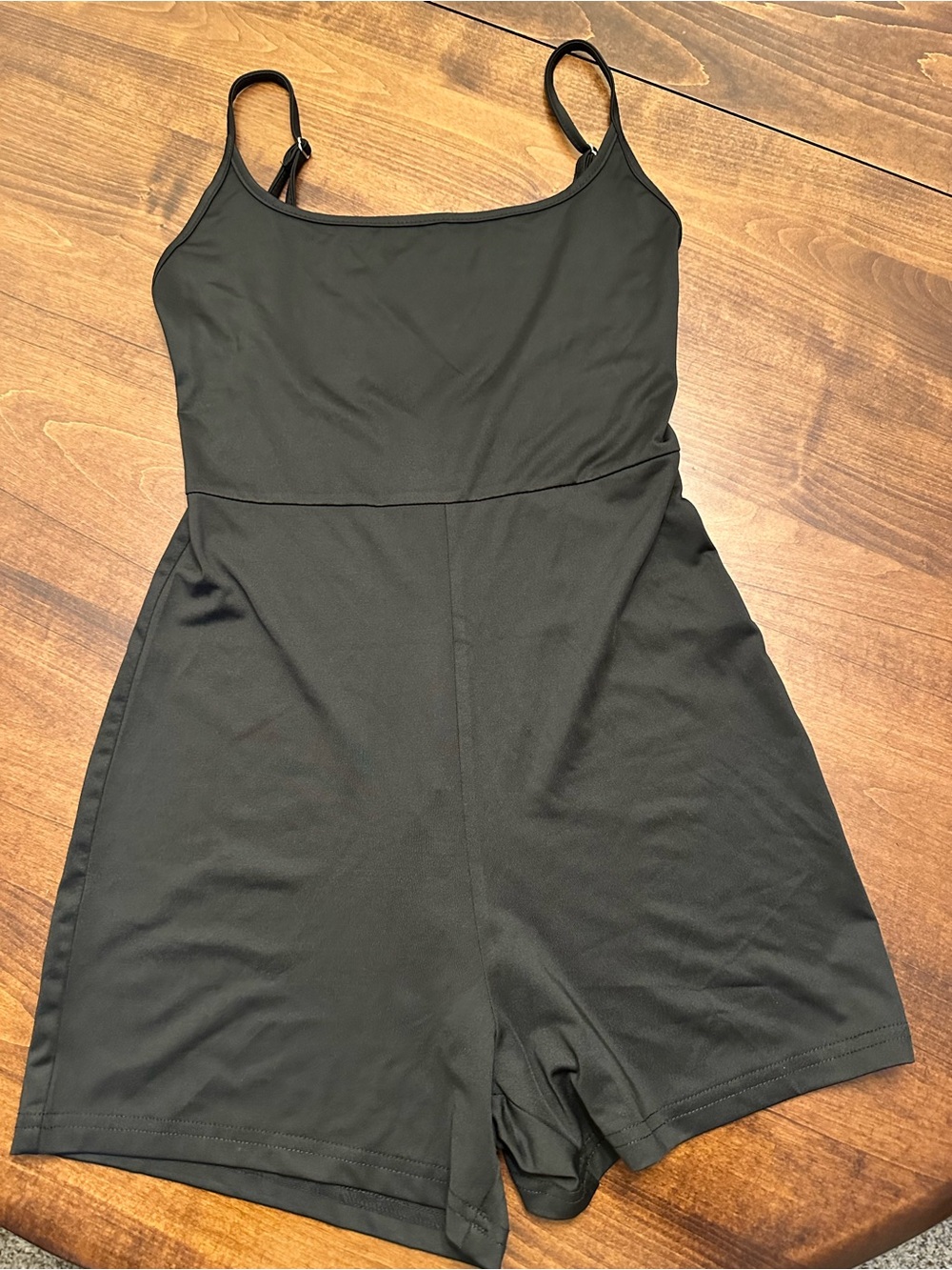 Princess Polly Black Spaghetti-Strap One-Piece Romper